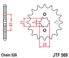 Звезда ведущая JTF569 12