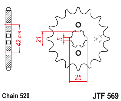 Звезда ведущая JTF569 12