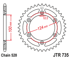 Звезда ведомая JTR735 46