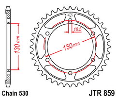 Звезда ведомая JTR859 39