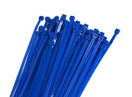 Стяжка пластиковая синяя 4,8x280мм комплект 100 шт