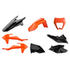 Комплект пластика оранжево-черный KTM EXC/EXC-F 17-19