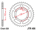 Звезда ведомая JTR486 38