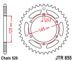 Звезда ведомая JTR855 46