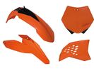 Комплект пластика оранжевый KTM SX/SX-F 125-505 07-10; EXC/EXC-F 125-530 08-11 