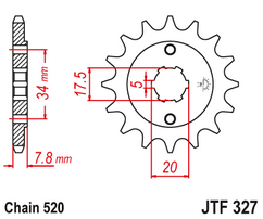 Звезда ведущая JTF327 13