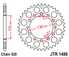 Звезда ведомая JTR1486 44