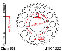 Звезда ведомая JTR1332 47