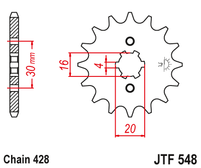 Звезда ведущая JTF548 13