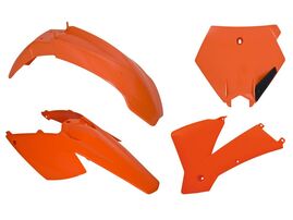 Комплект пластика оранжевый KTM SX-SXF250-450 03 # SX-SXF125-250-400-450-520-525 04 # EXC-EXCF 04 