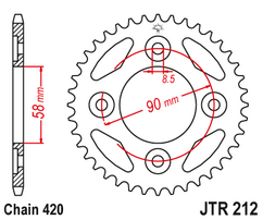 Звезда ведомая JTR212 34