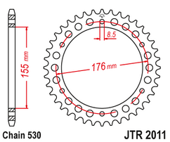 Звезда ведомая JTR2011 45