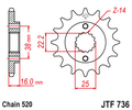 Звезда ведущая JTF736 14