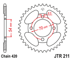 Звезда ведомая JTR211 39