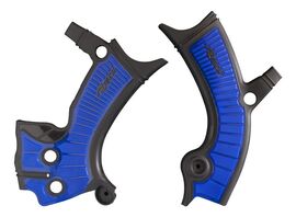 Защита рамы черно-синяя Yamaha YZ250F/WR450F 19-22 / YZ450F 18-22 / WR250F 20-22 