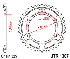 Звезда ведомая JTR1307 46