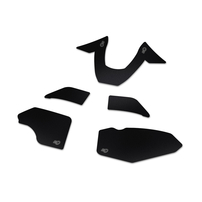 Комплект защитных стикеров топливного бака черных Sherco SE 16- / SEF 14-