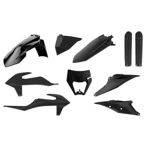 Комплект пластика черного KTM EXC/EXC-F  20-