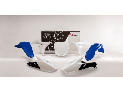 Комплект пластика YZF250 14-18 # YZF450 14-17 бело-синий