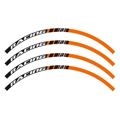 Стикеры на обода оранжевые KTM Blackbird Racing
