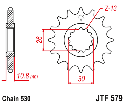 Звезда ведущая JTF579 16