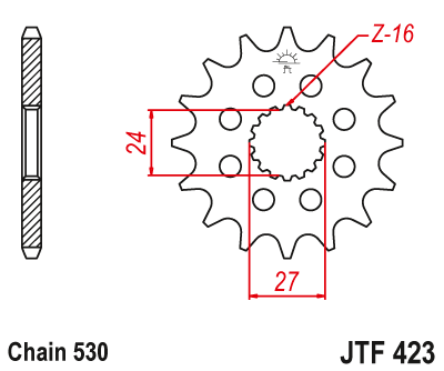 Звезда ведущая JTF423 17