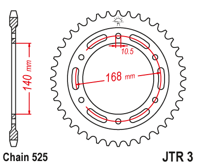 Звезда ведомая JTR3 47