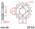 Звезда ведущая JTF512 17