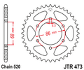 Звезда ведомая JTR473 37