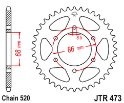 Звезда ведомая JTR473 37