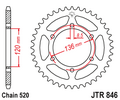 Звезда ведомая JTR846 39