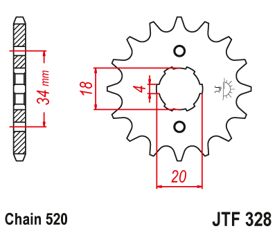 Звезда ведущая  JTF328 13