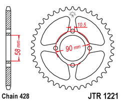 Звезда ведомая JTR1221 44