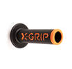 Грипсы X-GRIP Lock-On оранжевые c открытым торцом