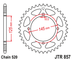 Звезда ведомая JTR857 46