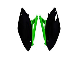 Боковины задние черно-зеленые Kawasaki KX250F 09-12 # KX450F 09-11 