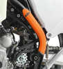 Защита рамы от мотобот (наклейки) оранжевые KTM SX/SXF/125-450/16-> EXC/EXCF/125-500/17->