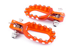 Подножки алюминиевые высокие  (рост до 180) оранжевые S3 Hard Rock KTM 17- 