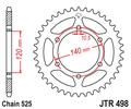 Звезда ведомая JTR498 38