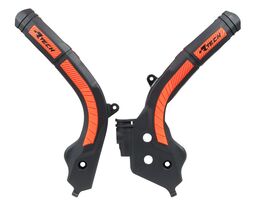 Защита рамы черно-оранжевая KTM SX/SX-F 16-18 / EXC/EXC-F 17-19