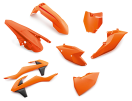 Комплект пластика оранжевого KTM SX/SXF 125-450/16-18