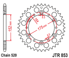 Звезда ведомая JTR853 50