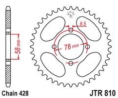 Звезда ведомая JTR810 41