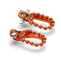 Подножки алюминиевые высокие  (рост до 180) оранжевые S3 Hard Rock KTM 17- 