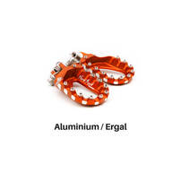 Подножки регулируемой высоты алюминиевые оранжевые S3 Hard Rock SX/SX-F 06-15 / EXC/EXC-F 07-16 