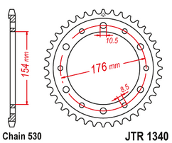 Звезда ведомая JTR1340 43