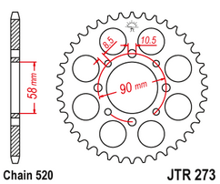 Звезда ведомая JTR273 39