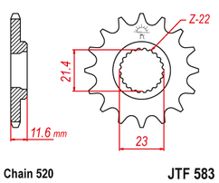 Звезда ведущая JTF583 15