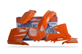 Комплект пластика оранжевого KTM SX/SX-F125-525 01-02; EXC/EXC-F125-525 02-03
