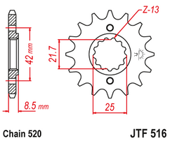 Звезда ведущая JTF516 15